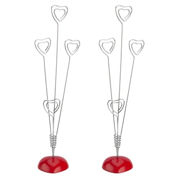 2Pcs Heart Based 4 Standing Heart Wire Holders Memo Clips Holder Photo Holder Stand Number Card Paper Note Desk Clip
2Pcs Heart Based 4 Standing Heart Wire Holders Memo Clips Holder Photo Holder Stand Number Card Paper Note Desk Clip