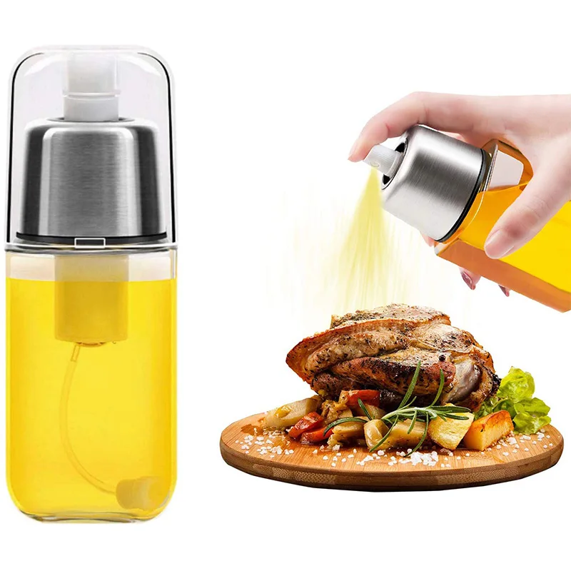 200ML Oil Sprayer for Cooking Glass Spray Bottle Oil Dispenser with Non-Aerosol Fine Mist Clog-Free Filter for Healthy Cooking
200ML Oil Sprayer for Cooking Glass Spray Bottle Oil Dispenser with Non-Aerosol Fine Mist Clog-Free Filter for Healthy Cooking