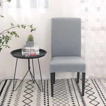 Solid Color Elastic Chair Cover Spandex Dining Room Stretch Kitchen Seat Cover for Restaurant Banquet Wedding housse de chaise 
Solid Color Elastic Chair Cover Spandex Dining Room Stretch Kitchen Seat Cover for Restaurant Banquet Wedding housse de chaise