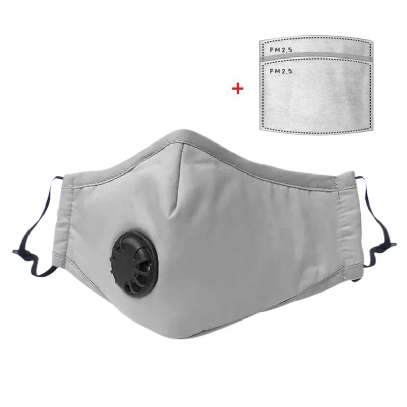 Hot Dust-proof Masks Anti-Dust Breath Valve Facial Protective Cover Ear-loop Face Mask + 2 Activated Carbon Filters PM2.5 Masks
Hot Dust-proof Masks Anti-Dust Breath Valve Facial Protective Cover Ear-loop Face Mask + 2 Activated Carbon Filters PM2.5 Masks