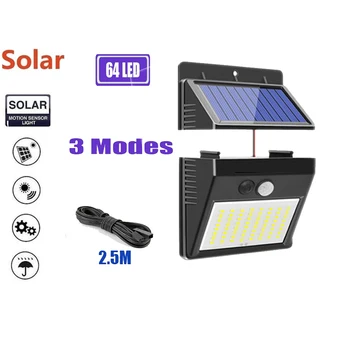 Upgraded 64/30 leds LED Solar Power Street Light PIR Motion Sensor Lamps With Controller Waterproof Outdoor Lamps optional seper
Upgraded 64/30 leds LED Solar Power Street Light PIR Motion Sensor Lamps With Controller Waterproof Outdoor Lamps optional seper