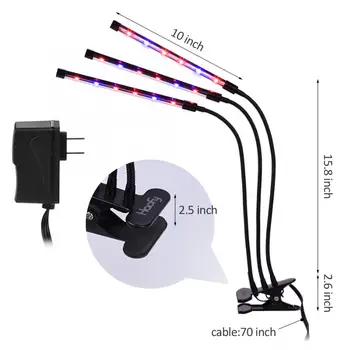 New Arrive Plant Grow Light Grow Light Indoor Upgrade New Version 36W Triple Head Grow Light lamp for Plant
New Arrive Plant Grow Light Grow Light Indoor Upgrade New Version 36W Triple Head Grow Light lamp for Plant