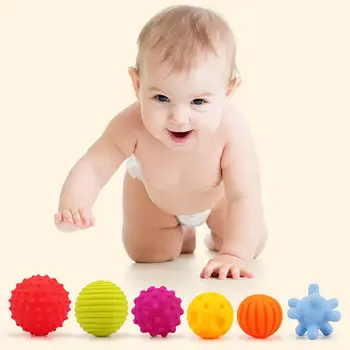 6Pcs Sensory Touch Multiple Textured Baby Balls with BB Sound Baby Massage Ball Hand Massage Bath Education Toy
6Pcs Sensory Touch Multiple Textured Baby Balls with BB Sound Baby Massage Ball Hand Massage Bath Education Toy
