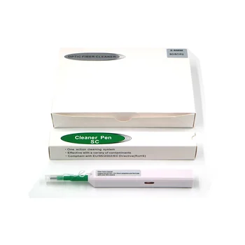 10PCS/lot One-Click Fiber Optic Connector Cleaner Pen for 2.5mm SC ST and FC Connectors Fiber Optic Tools FOC
10PCS/lot One-Click Fiber Optic Connector Cleaner Pen for 2.5mm SC ST and FC Connectors Fiber Optic Tools FOC