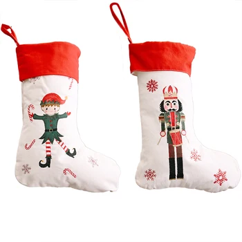 Red And White Snow Socks/Elf Christmas Stocking/Creative Walnut Soldier Socks/Christmas Tree Decorations/Christmas Children Gift
Red And White Snow Socks/Elf Christmas Stocking/Creative Walnut Soldier Socks/Christmas Tree Decorations/Christmas Children Gift