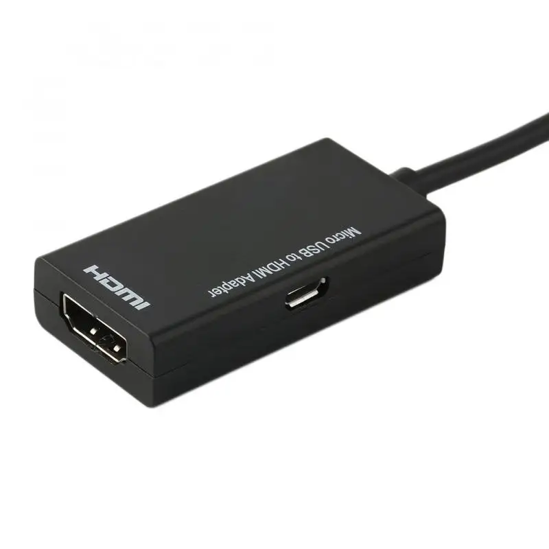 Display Port Micro USB To HDMI Adapter Cable Converter Computer Cables For HD Monitors Projectors HDCP Compliant