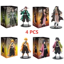 4pcs Anime Figure Anime Demon Slayer Figure Kamado Tanjirou Nezuko Action Figures PVC Model Toys Zenitsu Figurine
4pcs Anime Figure Anime Demon Slayer Figure Kamado Tanjirou Nezuko Action Figures PVC Model Toys Zenitsu Figurine
