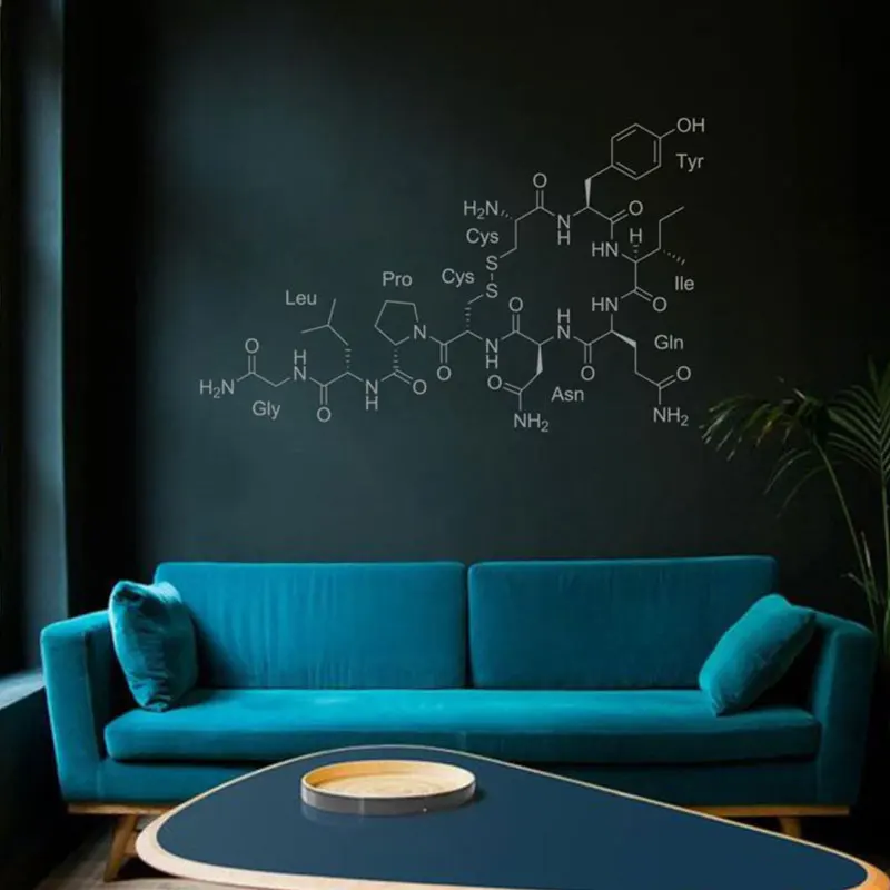 Science Chemisrty Oxytocin Molecule Vinyl Wall Decal Vinyl Interior Deisgn School Decor Wall Sticker Reading Room Wallpaper 4473
Science Chemisrty Oxytocin Molecule Vinyl Wall Decal Vinyl Interior Deisgn School Decor Wall Sticker Reading Room Wallpaper 4473
