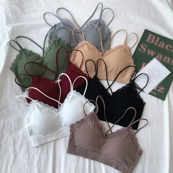 BRA Women Lace Stitching Bras Slim Wrapped Chest Bottoming Tops Tube Tops Lace Bras
BRA Women Lace Stitching Bras Slim Wrapped Chest Bottoming Tops Tube Tops Lace Bras