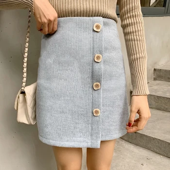 Casual Loose Retro Irregular Button Skirt 
Casual Loose Retro Irregular Button Skirt