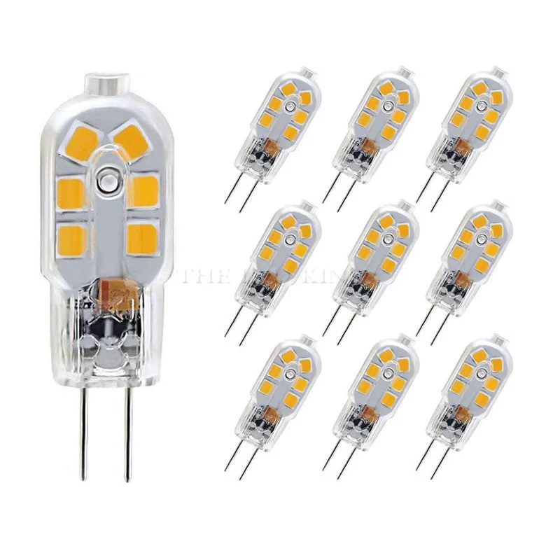 

6X 10X G4 LED Bulb 3W 5W 7W 12V/AC220V 2835SMD 12 LEDS Warm/Cold White Chandelier Light 360 Beam Angle Replace Halogen Lamp