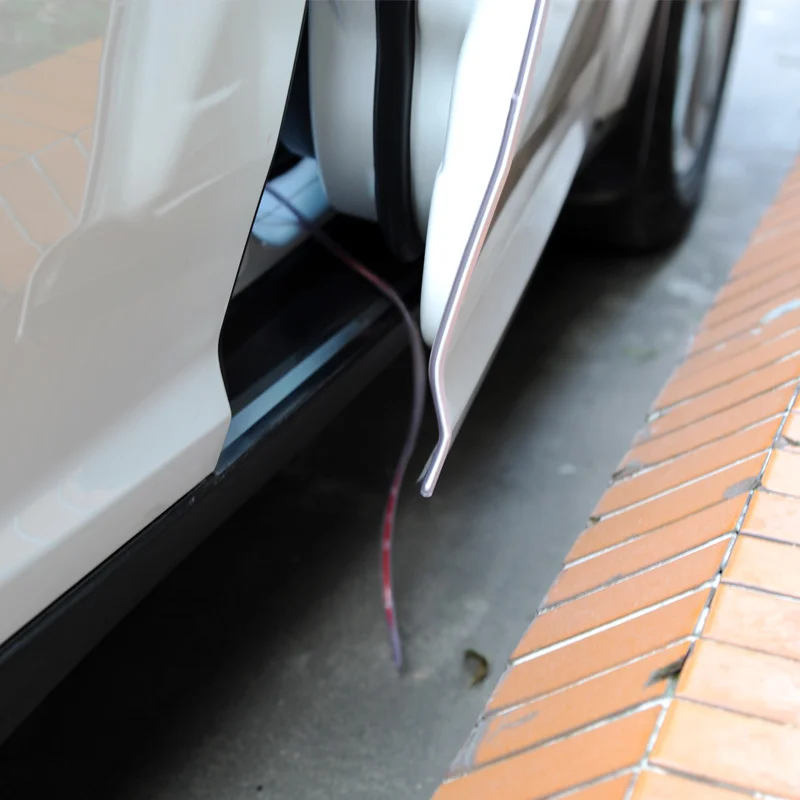 Автомобильный Стайлинг дорожные резиновые полосы защита боковых дверей