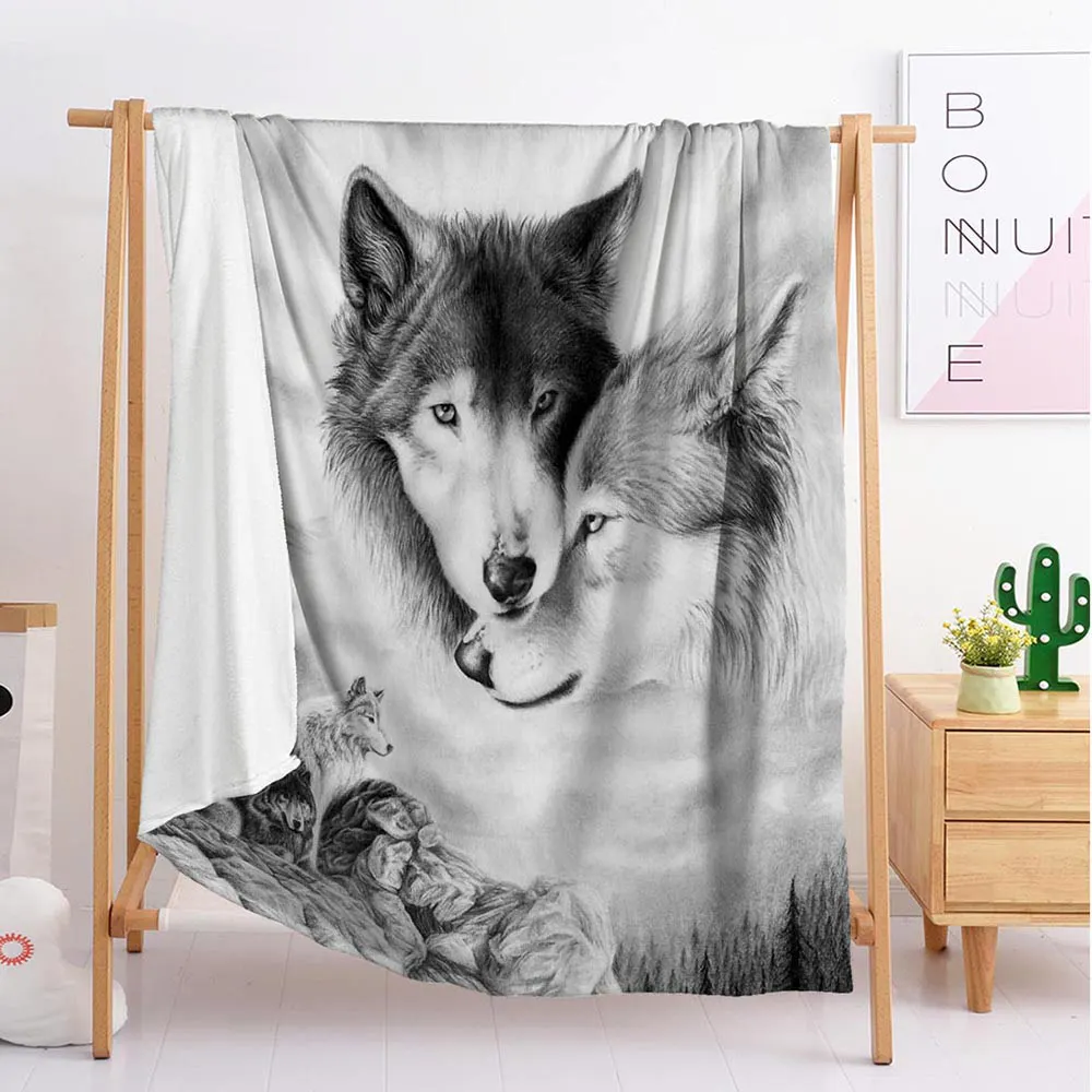 High cold Wolf animal Custom blankets Large and small size throw blanket tapestry sleeping blanket flannel blanket beddin
High cold Wolf animal Custom blankets Large and small size throw blanket tapestry sleeping blanket flannel blanket beddin
