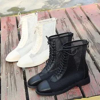 Summer mesh women's boots breathable wild Korean trend motorcycle boots mesh women's short boots 2020 new fairy shoes
Summer mesh women's boots breathable wild Korean trend motorcycle boots mesh women's short boots 2020 new fairy shoes