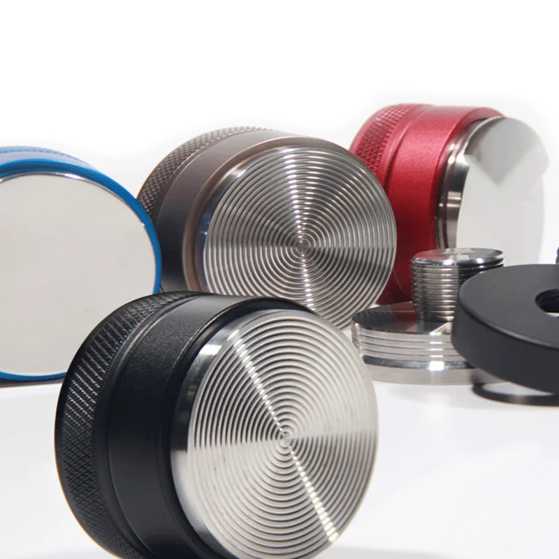 51/53/58mm Adjustable 304 Stainless Steel Coffee Espresso Tamper Macaron Convex Four Angled Slopes Base Distribution Tools
51/53/58mm Adjustable 304 Stainless Steel Coffee Espresso Tamper Macaron Convex Four Angled Slopes Base Distribution Tools