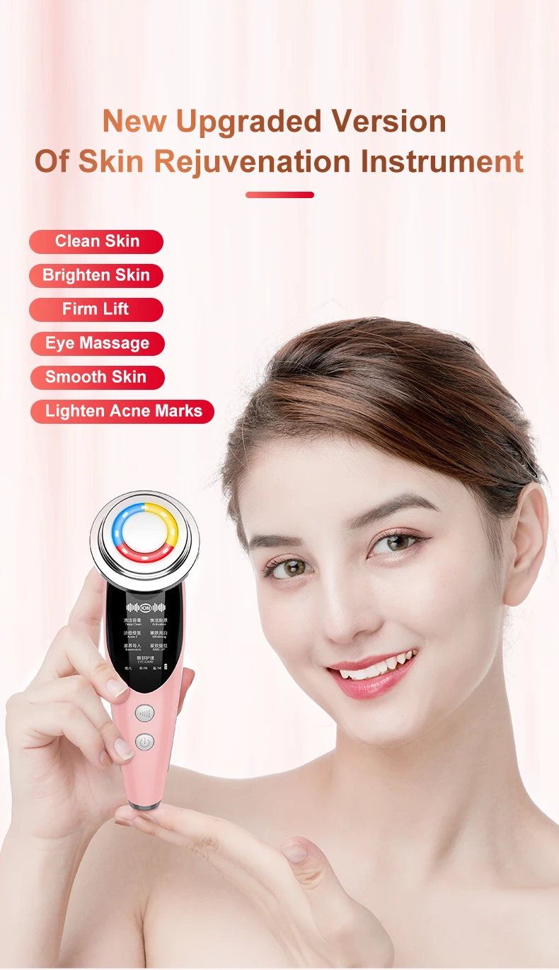Anti-Ageing Skin Lifting RF & EMS LED Beauty Device