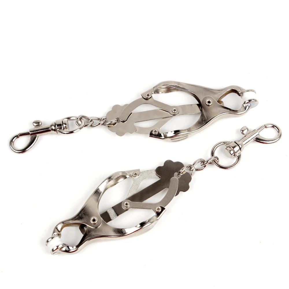 Эротические игрушки, зажимы для груди, зажимы для сосков, игры для взрослых, секс-игрушки для пар, стимулятор сосков, стальной металлический связывающий SM