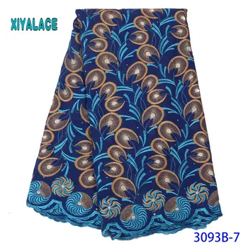 High Quality Cotton Lace Fabric 2019 Latest Design Swiss Voile With Stone In Switzerland For Party Dress YA3093B-7 
High Quality Cotton Lace Fabric 2019 Latest Design Swiss Voile With Stone In Switzerland For Party Dress YA3093B-7