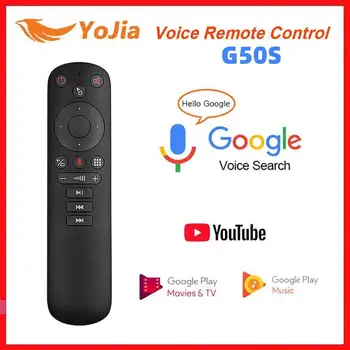 Mini 2.4G Wireless Air Mouse Voice Remote Control G50S Mini Kyeboard with IR Learning for Android TV Box X96 H96 Max X3 X1 X88
Mini 2.4G Wireless Air Mouse Voice Remote Control G50S Mini Kyeboard with IR Learning for Android TV Box X96 H96 Max X3 X1 X88