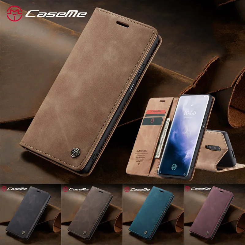 CaseMe High Quality Retro Magnetic Flip Stand Leather Case for OnePlus 7 Pro Wallet Cover for One Plus 7 Pro Phone Cases Coque
CaseMe High Quality Retro Magnetic Flip Stand Leather Case for OnePlus 7 Pro Wallet Cover for One Plus 7 Pro Phone Cases Coque