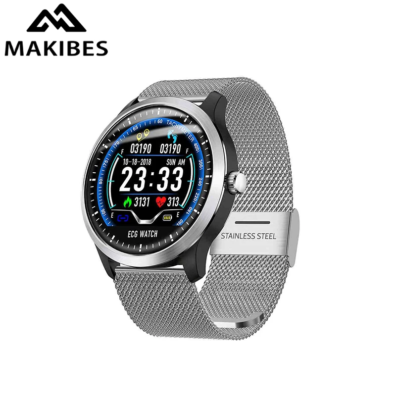 Makibes BR4 ECG PPG SmartWatch Men 1.22 Inch Display Heart Rate Blood Pressure Monitoring Smart Band Fitness Tracker Watches
Makibes BR4 ECG PPG SmartWatch Men 1.22 Inch Display Heart Rate Blood Pressure Monitoring Smart Band Fitness Tracker Watches