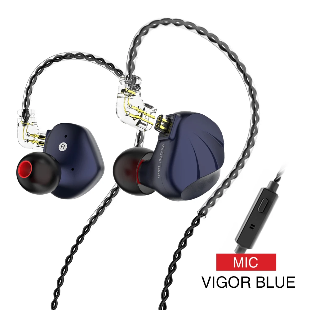 TRN VX 6BA 1DD 7 Unit Hybrid Auriculares Earphone Meta HIFI DJ Monitor Running Sport Earbuds Headplug Noise Cancelling Earphone
TRN VX 6BA 1DD 7 Unit Hybrid Auriculares Earphone Meta HIFI DJ Monitor Running Sport Earbuds Headplug Noise Cancelling Earphone