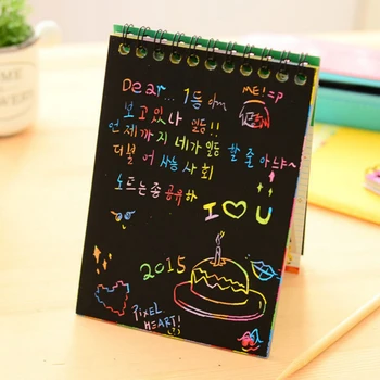 Colorful Scratch Note Children's Creative DIY Painting Drawing Coils Book Notebook Kid Doodle Paper Color Random
Colorful Scratch Note Children's Creative DIY Painting Drawing Coils Book Notebook Kid Doodle Paper Color Random