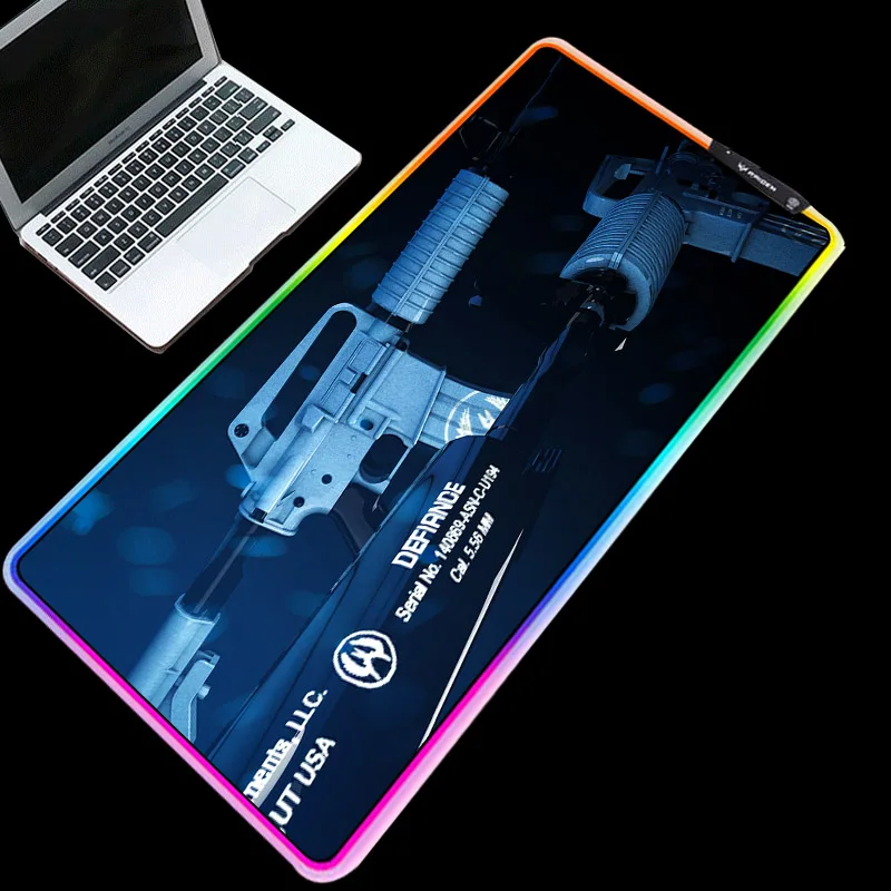 Mairuige CSGO Rifle Keyboard Pad USB Multi Size RGB Desk Mat M4A1 Pattern Mouse Pad
Mairuige CSGO Rifle Keyboard Pad USB Multi Size RGB Desk Mat M4A1 Pattern Mouse Pad