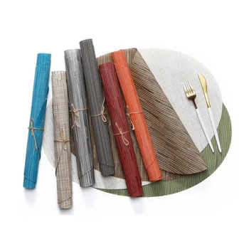 Pvc Rechangable Oval Shape Dining Table Mat Thermal Insulation Quick Dry Non-Slip Place Mat S Disc Bowl Table Pads Coaster
Pvc Rechangable Oval Shape Dining Table Mat Thermal Insulation Quick Dry Non-Slip Place Mat S Disc Bowl Table Pads Coaster