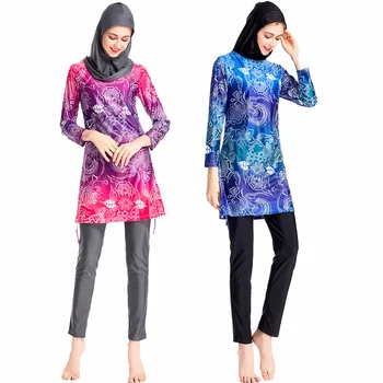 3 Piece Arabic Islamic Swimwear Women Swim Wear Burkini Muslim Hooded Hijab Swimsuit Printing Sport Full Swim Surf Wear Size 4XL
3 Piece Arabic Islamic Swimwear Women Swim Wear Burkini Muslim Hooded Hijab Swimsuit Printing Sport Full Swim Surf Wear Size 4XL
