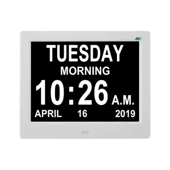 8Inch IPS Digital Clock Calendar with Date Day Reminder for Elderly and Children
8Inch IPS Digital Clock Calendar with Date Day Reminder for Elderly and Children