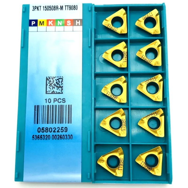 Carbide insert 3PKT150508R M TT9080 inner hole metal turning tool CNC lathe cutting tool 3pkt 150508 alloy insert
Carbide insert 3PKT150508R M TT9080 inner hole metal turning tool CNC lathe cutting tool 3pkt 150508 alloy insert