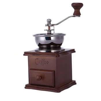Manual Coffee Grinder Manual Coffee Maker Antique Appearance Coffee Grinder Mini Stainless Steel Wooden Base Coffee Bean Grinder
Manual Coffee Grinder Manual Coffee Maker Antique Appearance Coffee Grinder Mini Stainless Steel Wooden Base Coffee Bean Grinder