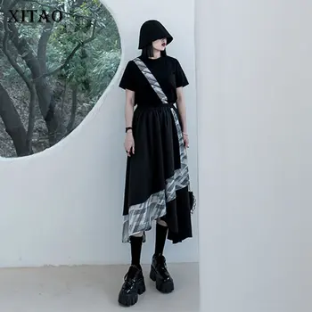 XITAO Pleated Women Two Piece Set Patchwork Pullover Small Fresh Casual Top Small Fresh Casual Loose Irregular Skirt DMY4178
XITAO Pleated Women Two Piece Set Patchwork Pullover Small Fresh Casual Top Small Fresh Casual Loose Irregular Skirt DMY4178