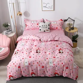 Pastoral Bedding SetPink plaid Duvet Cover With Pillowcase 200x230/150x200,135x200 Child Quilt Cover,King Size Blanket Cover
Pastoral Bedding SetPink plaid Duvet Cover With Pillowcase 200x230/150x200,135x200 Child Quilt Cover,King Size Blanket Cover