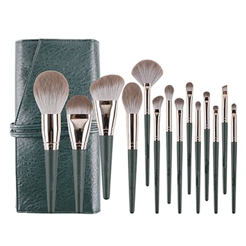 14Pcs Pro Makeup Brushes Set Foundation Powder Eyeshadow Blushes Cosmetic Brush Tools with Storage Bag
14Pcs Pro Makeup Brushes Set Foundation Powder Eyeshadow Blushes Cosmetic Brush Tools with Storage Bag