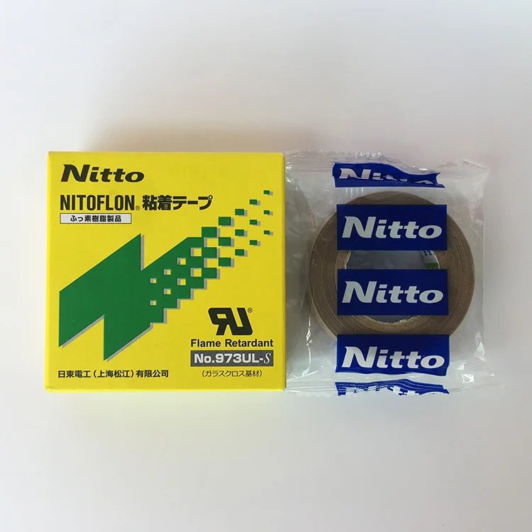 10 шт. термостойкая клейкая лента t0.13 мм * W25 L10m Япония NITTO NITOFLON водонепроницаемая