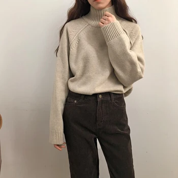 Long Sleeve Turtleneck Women Autumn Winter Basic Solid Color Vintage Bottoming Shirt Khaki Black 9202#
Long Sleeve Turtleneck Women Autumn Winter Basic Solid Color Vintage Bottoming Shirt Khaki Black 9202#