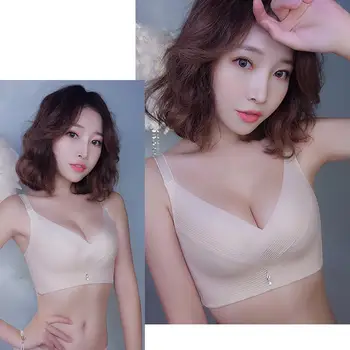 Women Non-wireless Seamless Bra Small Chest Gathered Bra Bra Type Adjustment Steel No Ring Anti-sagging Set Breast Adjustme A5Z0
Women Non-wireless Seamless Bra Small Chest Gathered Bra Bra Type Adjustment Steel No Ring Anti-sagging Set Breast Adjustme A5Z0