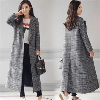 2018 Spring Autumn Women's Wool Coat New Fashion Long Woolen Coat Single Breasted Slim Type Female Autumn Winter Wool Coat
2018 Spring Autumn Women's Wool Coat New Fashion Long Woolen Coat Single Breasted Slim Type Female Autumn Winter Wool Coat