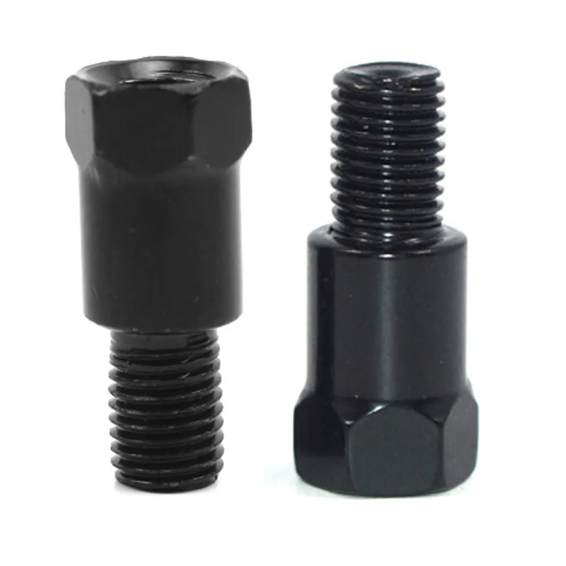 1 Pair Black Motorcycle Rear Mirror Adapters M10 10MM Clockwise Anti-clockwise Right Left hand thread Changing Screw
1 Pair Black Motorcycle Rear Mirror Adapters M10 10MM Clockwise Anti-clockwise Right Left hand thread Changing Screw