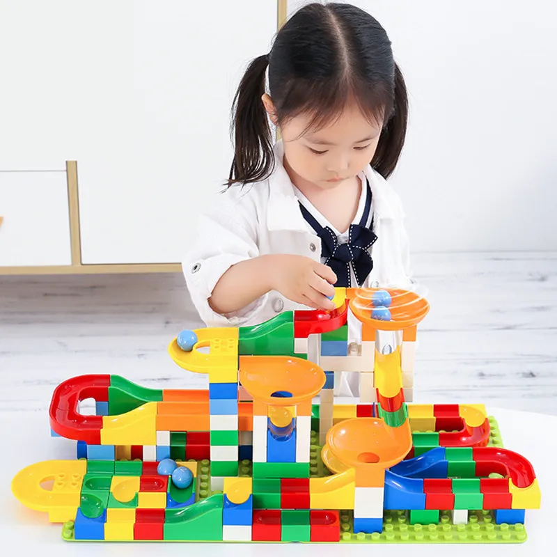 Magical Marble Race Run DIY Maze Balls Building Blocks Compatible LegoINGLs Duploed Friends Funnel Slide Big Bricks Kids Toys
Magical Marble Race Run DIY Maze Balls Building Blocks Compatible LegoINGLs Duploed Friends Funnel Slide Big Bricks Kids Toys