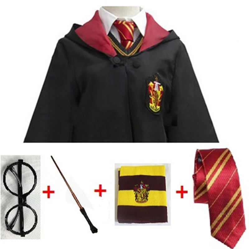 Cosplay Costume Potter Magic Robe Cape Suit Tie Scarf Wand Glasses Potter Cosplay Clothes Accessories Gift Kids Potter Cosplay
Cosplay Costume Potter Magic Robe Cape Suit Tie Scarf Wand Glasses Potter Cosplay Clothes Accessories Gift Kids Potter Cosplay