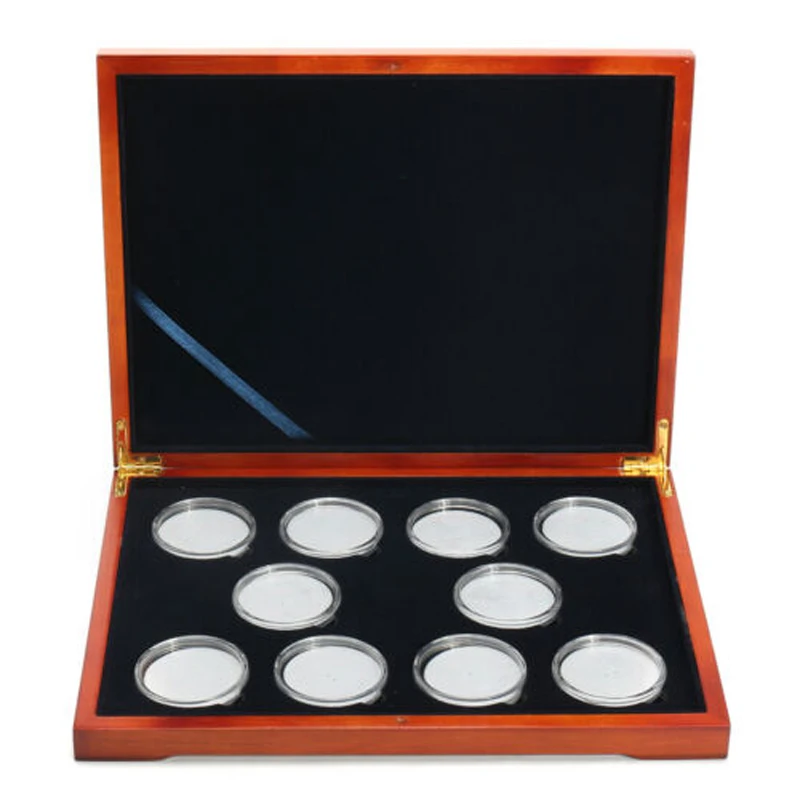 Oak Coin Wood Case Display Box Wooden Storage Holders for 10 Coins NGC PCGS ceremony business gifts exhibitions
Oak Coin Wood Case Display Box Wooden Storage Holders for 10 Coins NGC PCGS ceremony business gifts exhibitions