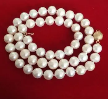 Free shipping 8-9mm natural Australian south sea white pearl necklace18inch
Free shipping 8-9mm natural Australian south sea white pearl necklace18inch