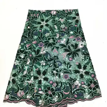 African lace fabric wholesale green embroidery sequin double organza handcut lace fabric 5 yards
African lace fabric wholesale green embroidery sequin double organza handcut lace fabric 5 yards