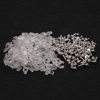2020 New 100 Pcs Mounting Bracket 10mm Fixing Clip For 5050 LED Strip Light with Screws
2020 New 100 Pcs Mounting Bracket 10mm Fixing Clip For 5050 LED Strip Light with Screws