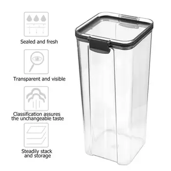 1 PC Storage Box Creative Fashion Chic Stylish Grain Storage Tank Cereals Storage Box Storage Case Kitchen Storage Container
1 PC Storage Box Creative Fashion Chic Stylish Grain Storage Tank Cereals Storage Box Storage Case Kitchen Storage Container