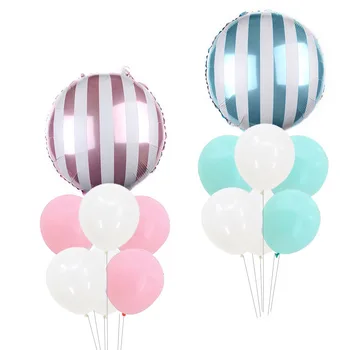 Pink Blue Balloon Bouquet Macaron Striped Candy Air Balloon Inflatable Helium Balloons Baby Shower Birthdays Parties Decorations 
Pink Blue Balloon Bouquet Macaron Striped Candy Air Balloon Inflatable Helium Balloons Baby Shower Birthdays Parties Decorations