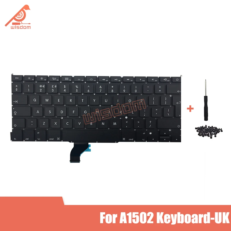 Full new Laptop A1502 UK Keyboard For Macbook Retina 13'' A1502 Keyboard UK Version Language Keyboards 2013-2015 year
Full new Laptop A1502 UK Keyboard For Macbook Retina 13'' A1502 Keyboard UK Version Language Keyboards 2013-2015 year